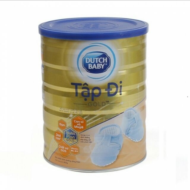 Sữa bột Dutch Baby Tập Đi gold 900gr