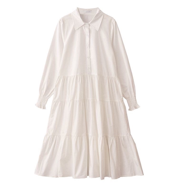Váy trắng nữ baby doll xinh sẵn phong cách retro hợp thời trang ⚡️ HÀNG LOẠI I ⚡️ Đầm nữ trắng