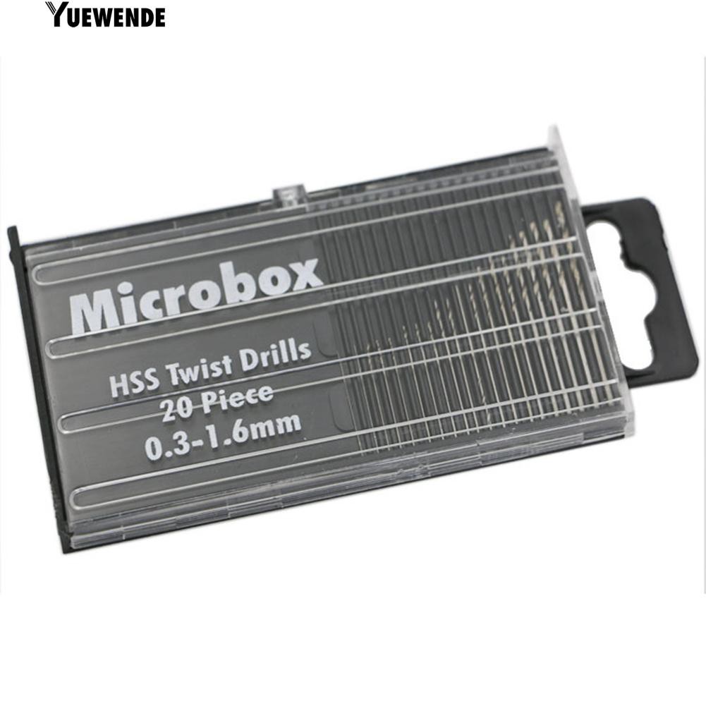 Set 20 đầu mũi khoan xoắn chuyên dụng