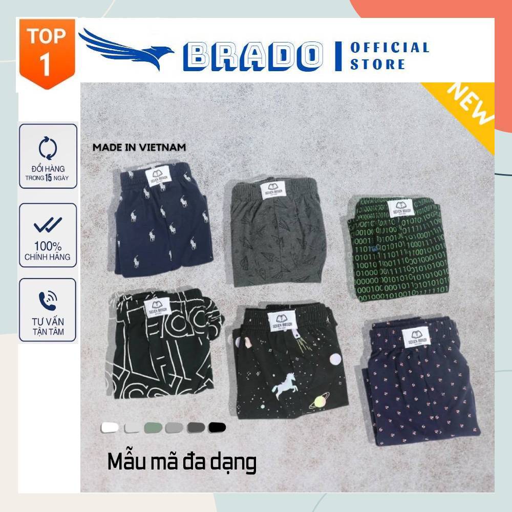 Quần đùi nam thun 𝐂𝐎𝐓𝐓𝐎𝐍 chất vải mềm, co giãn 4 chiều mặc ngủ thoải mái