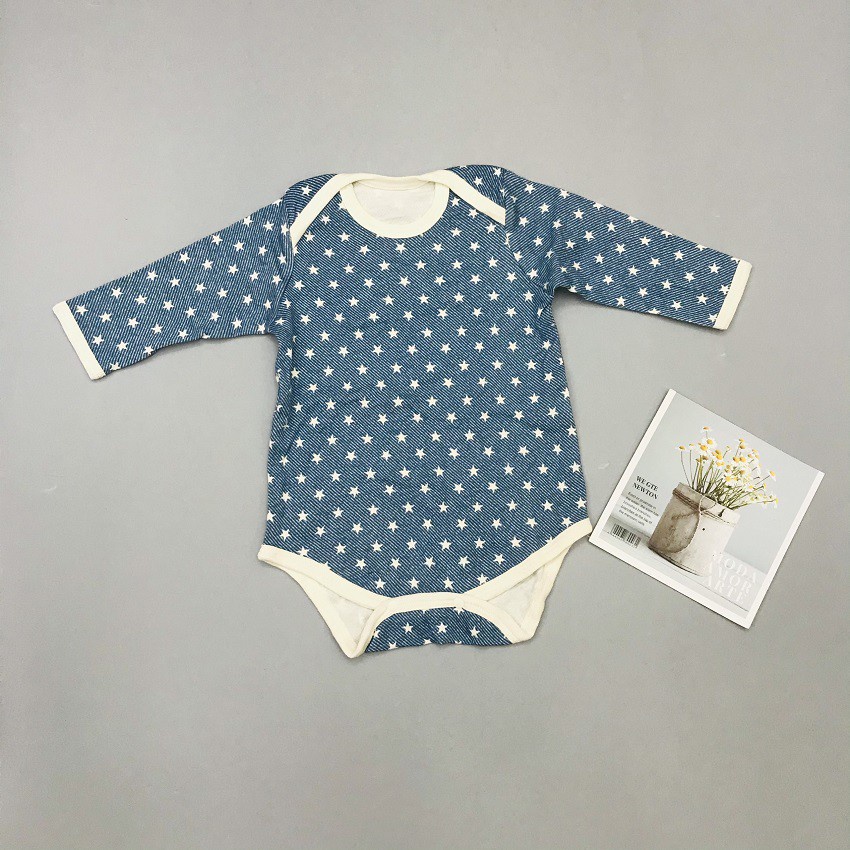 [Sale Hàng Lẻ Size] Body Dài Sơ Sinh, Hàng Xuất Dư Đẹp, Chất Cotton Mềm Mát, Nhiều Màu Xinh Yêu