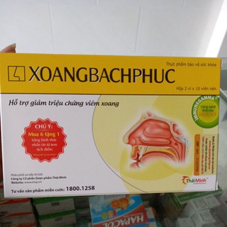 XOANG BÁCH PHỤC - HỖ TRỢ GIẢM TRIỆU CHỨNG VIÊM XOANG