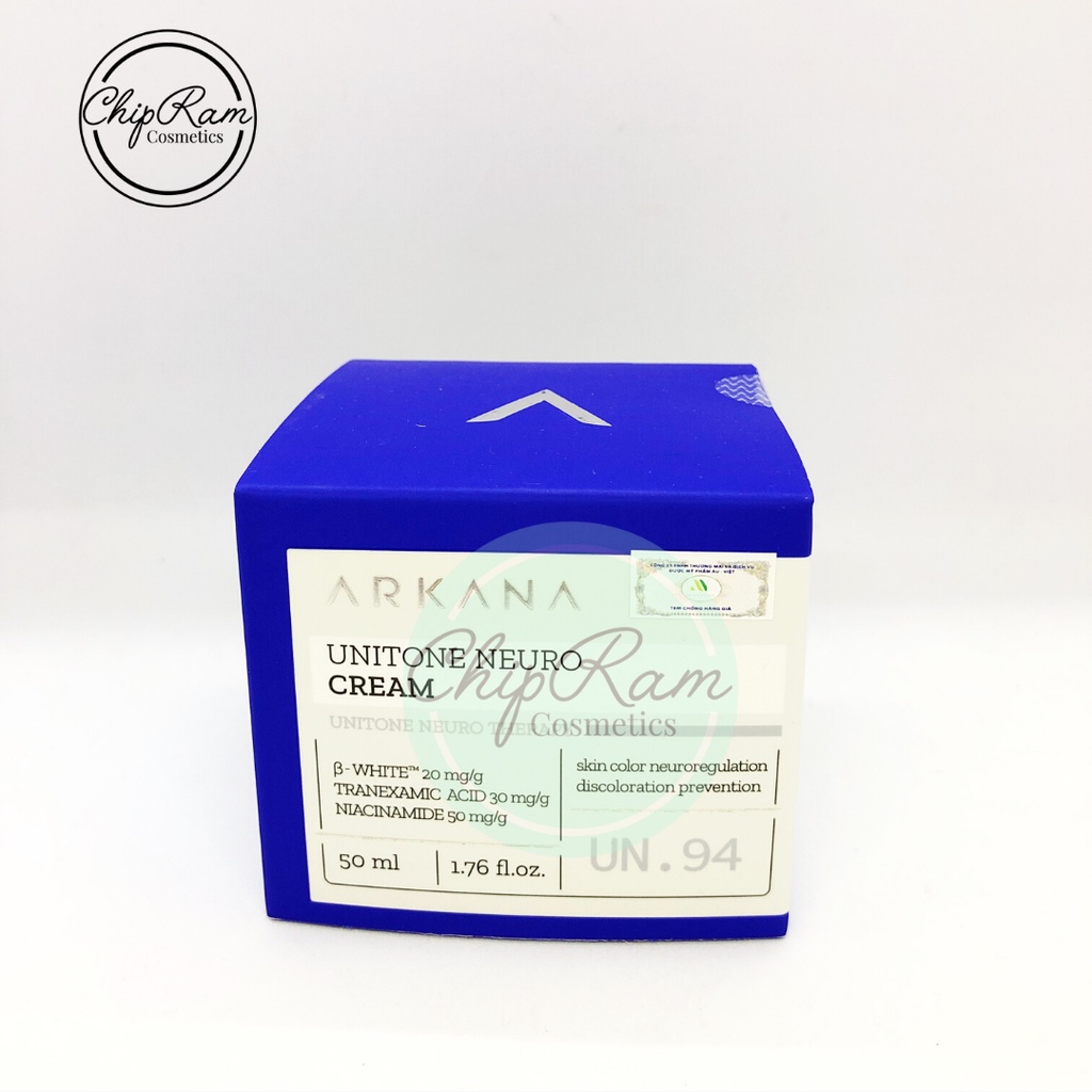 KEM MỜ THÂM NÁM, TRẮNG DA UNITONE NEURO ARKANA 50ML