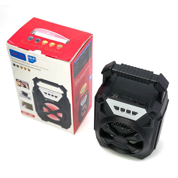 Loa Bluetooth mini xách tay nhỏ gọn âm thanh siêu hay đèn led nhấp nháy, Hỗ trợ cắm thẻ nhớ, USB, Nghe Radio