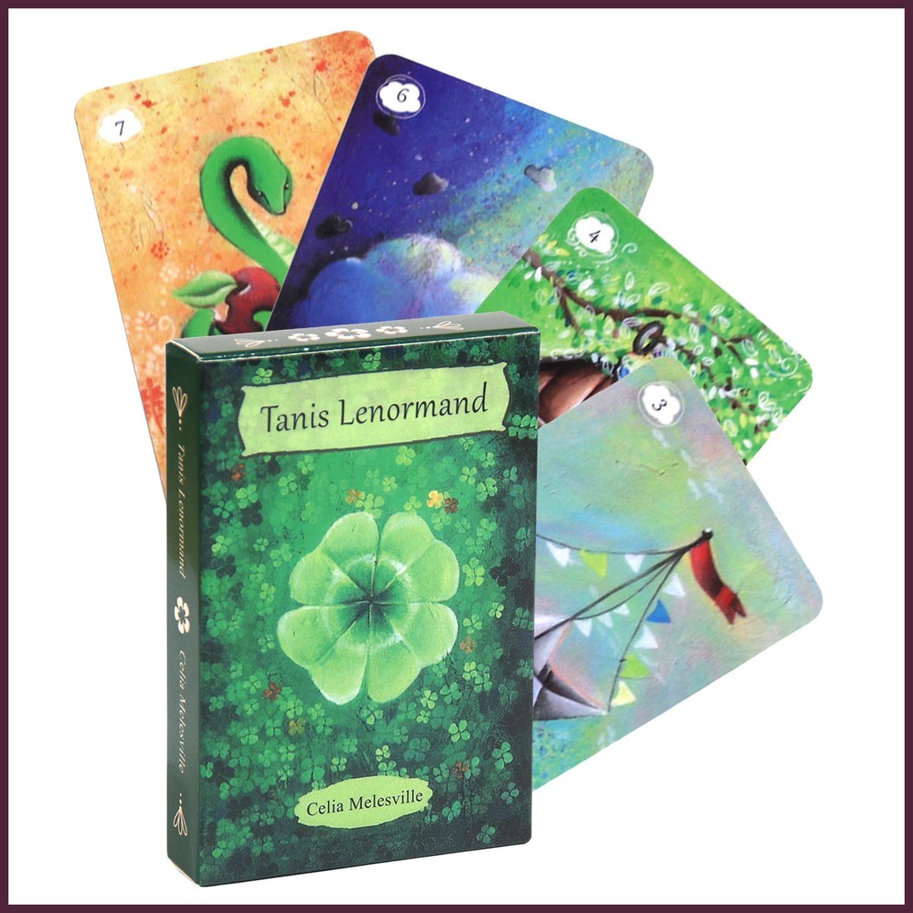 Bộ Bài Tarot Tiếng Anh TANIS LENORMAND Mới