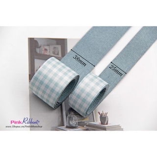 RB thô/dạ kẻ Gingham, dùng làm phụ liệu may mặc, phụ kiện tóc, thời trang, nơ bờm, bó hoa