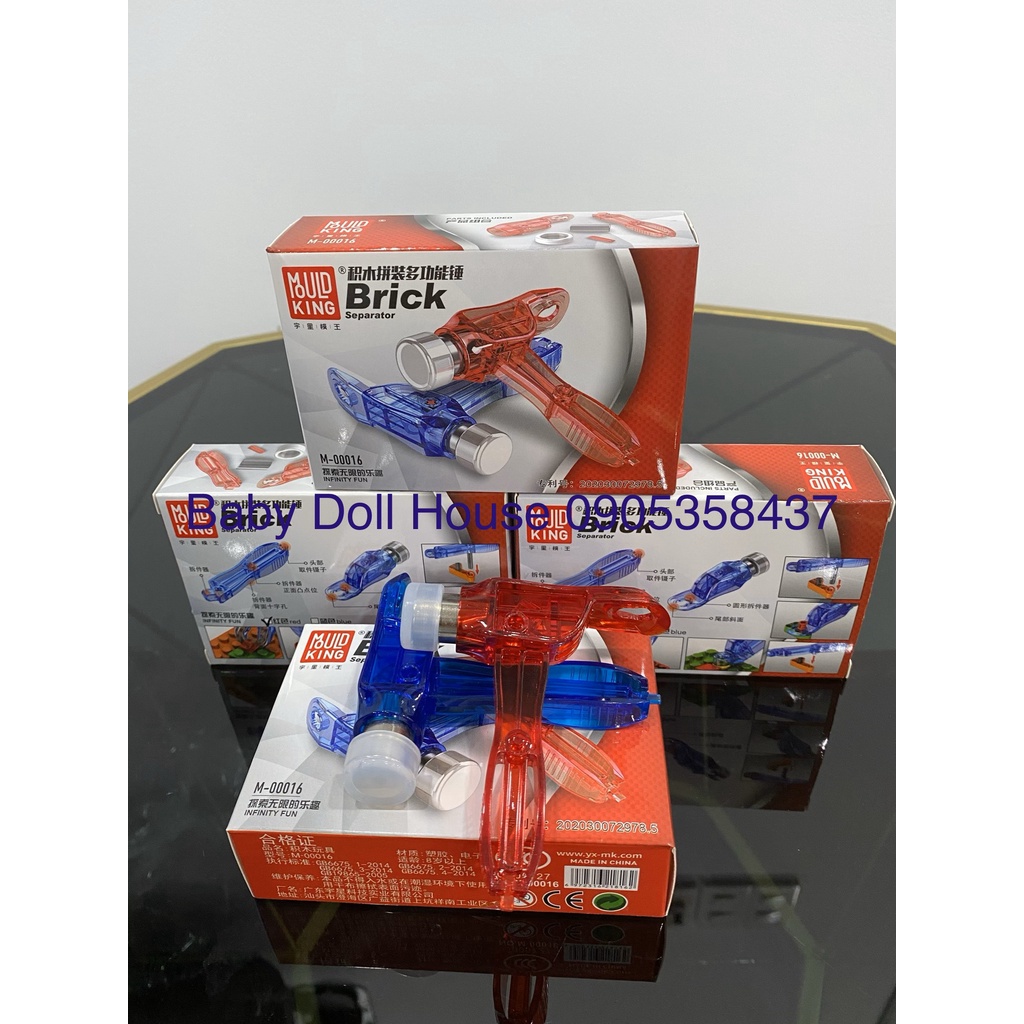 Dụng cụ búa lắp ghép Lego giúp việc lắp ghép trở nên dễ dàng hơn hãng chính hãng Mould King M00016