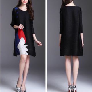 ĐẦM SUÔNG PHỐI MÀU CAO CẤP