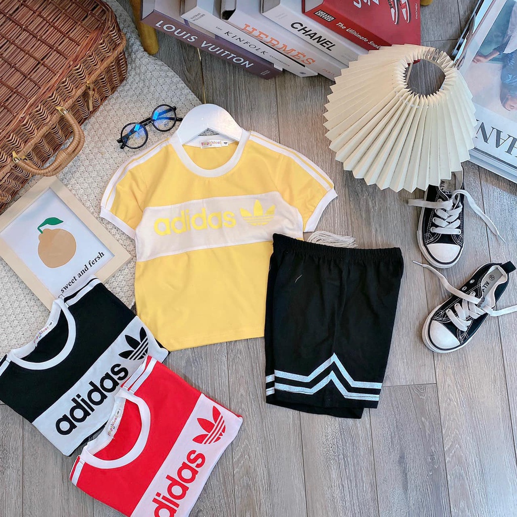 Bộ Thể Thao Mùa Hè Cho Bé Trai Bé Gái Chất Cotton Cao Cấp