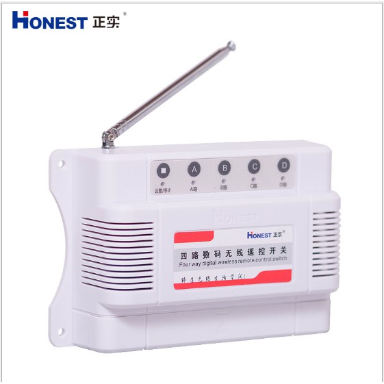 Công tắc điều khiển từ xa 4 cổng honest 1000m