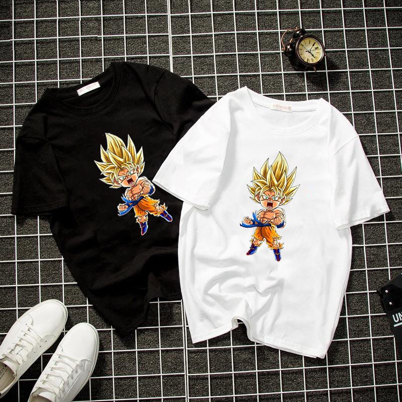 Áo thun unisex form rộng goku biến hóa vải dày mịn đẹp 2019T1902