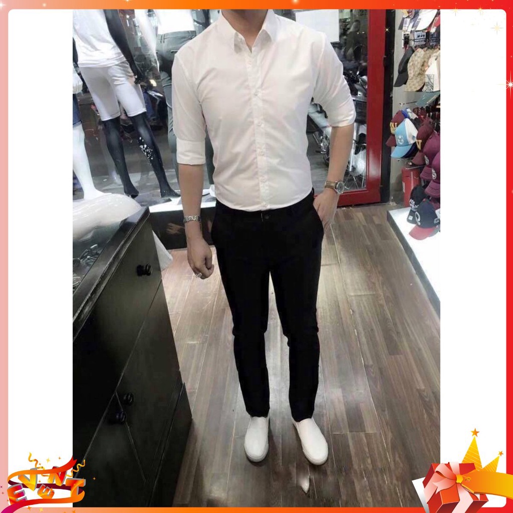 (Bán lẻ và sỉ) Quần âu nam màu đen Hàn Quốc giá gốc tại xưởng