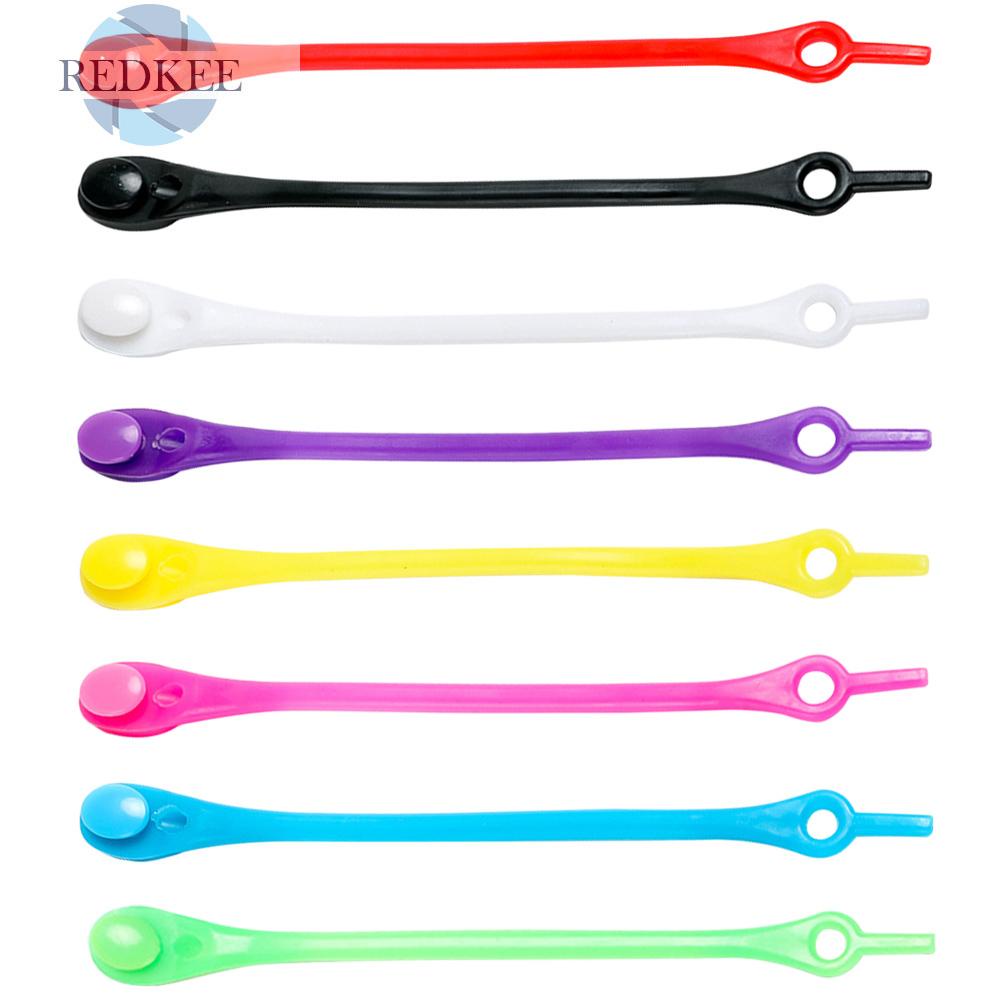 Set 12 dây giày thể thao bằng silicon không cần buộc tiện dụng cho nam và nữ