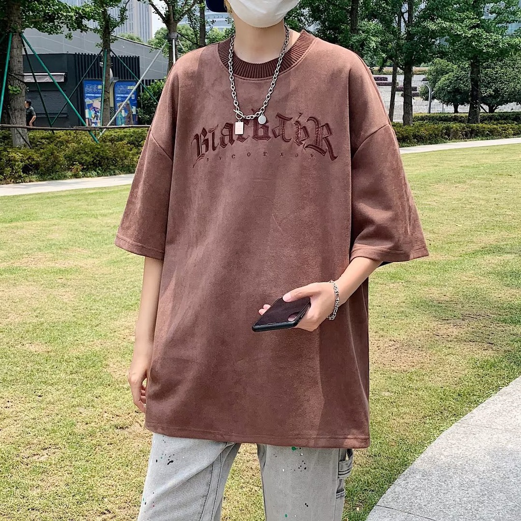 Áo Thun Tay Ngắn Dáng Rộng Phong Cách Hip Hop Thời Trang Mùa Hè Cho Nam Giới Có Size M-2xl