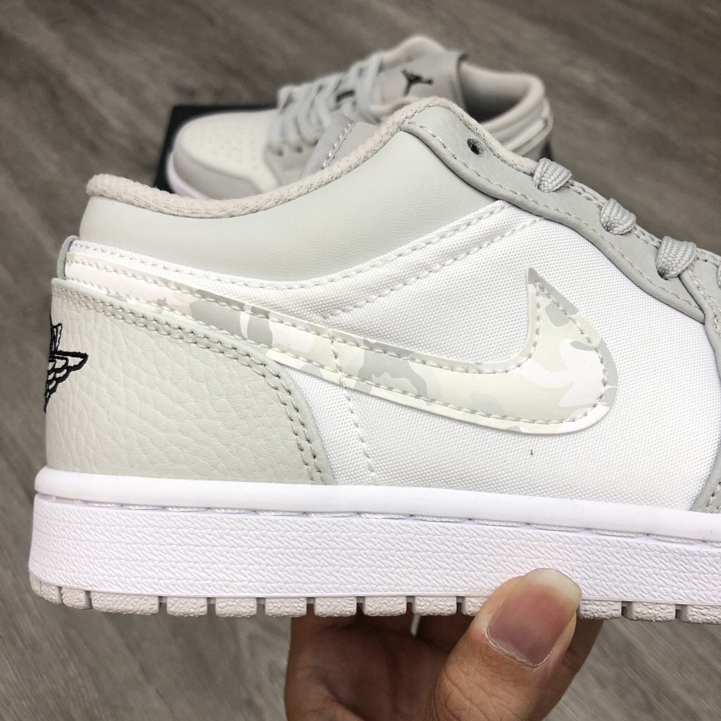 Giày Jordan cổ thấp JD1 Camo loang hàng Trung cao cấp giá rẻ- Giày thể thao Sami Sneaker cá tính Full Box Bill