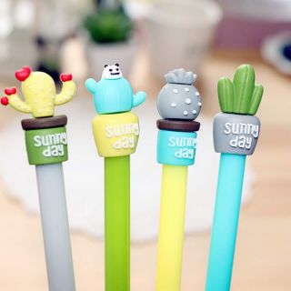 Bút gel xương rồng mực xanh