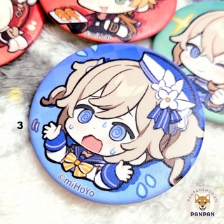 Huy Hiệu Genshin Impact Chibi 2 (6CM)