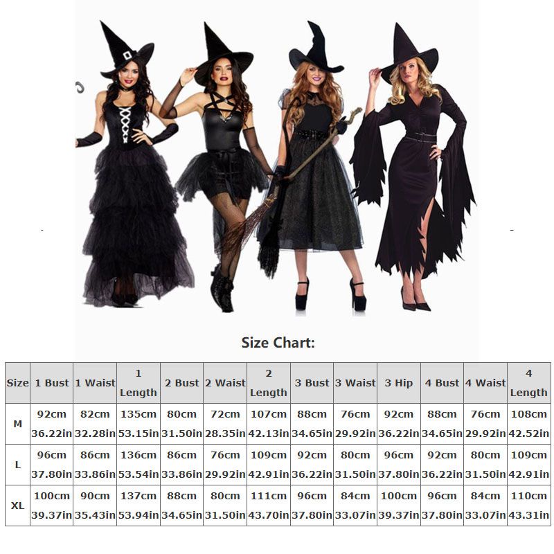 Đầm Hoá Trang Phù Thuỷ Dịp Halloween Cho Nữ