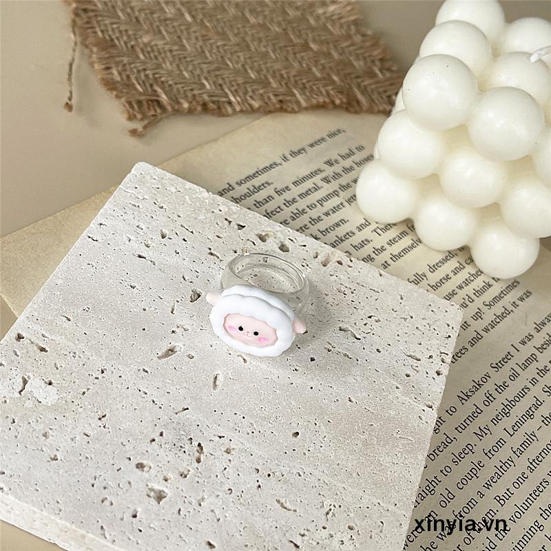 Nhẫn Hình Động Vật Dễ Thương Phong Cách Harajuku Nhật Bản