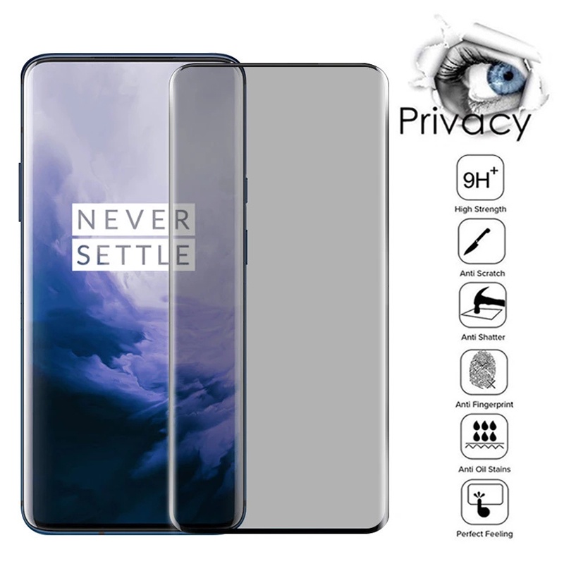 Kính Cường Lực Chống Nhìn Trộm Cho Oneplus 6T 7 7T 8T 9 9R 9RT Nord N10 Nord N100