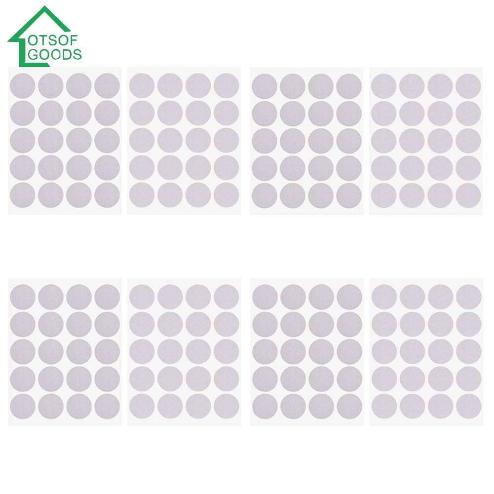 100 Pairs Double-Sided Nylon Dots Sticker Hook Loop  Tape Snap