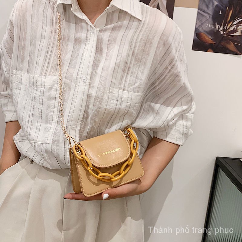 Túi đeo chéo hình vuông acrylic phong cách phương Tây mới dành cho phụ nữ 2022