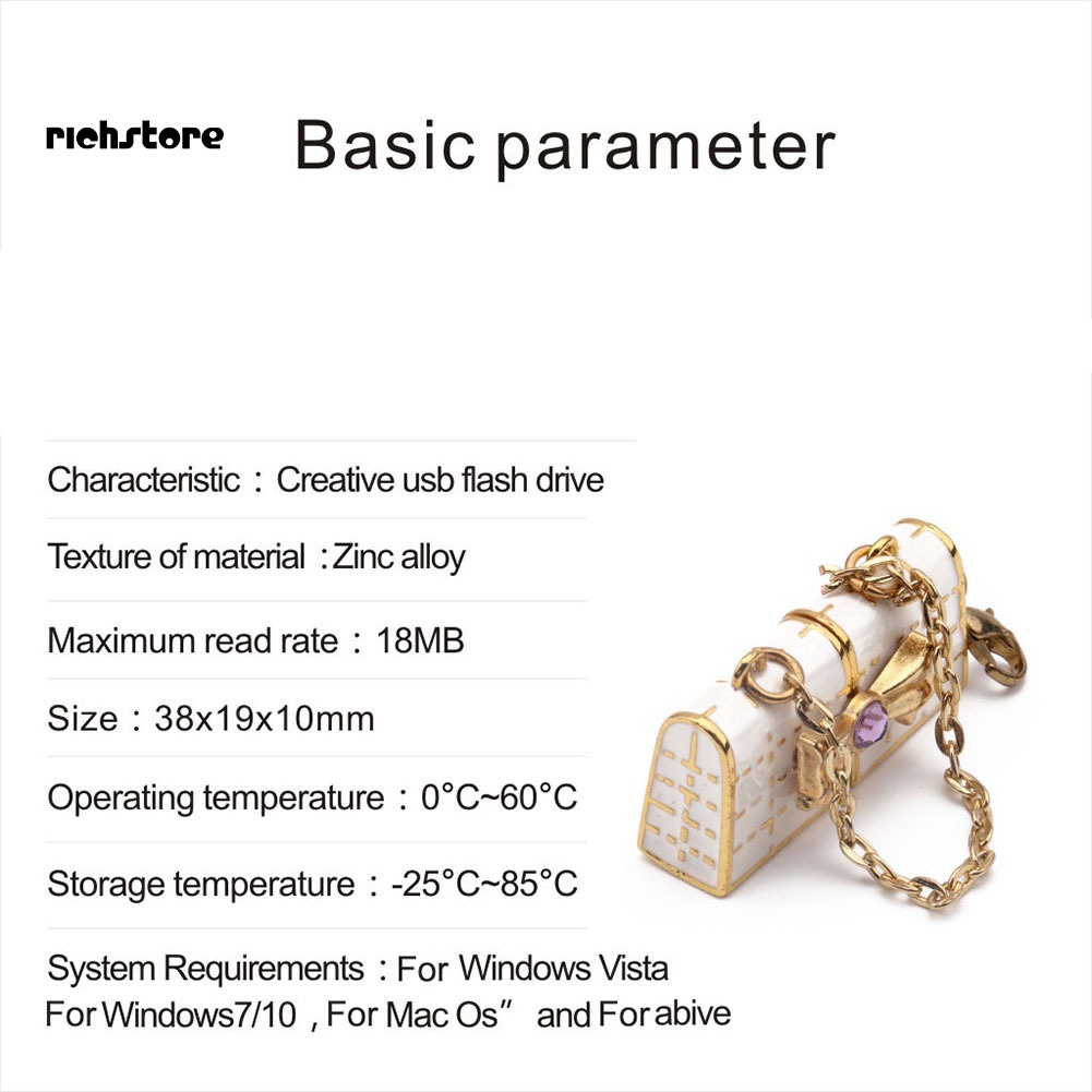 Usb 64MB-64GB Hình Túi Xách Đính Đá | BigBuy360 - bigbuy360.vn