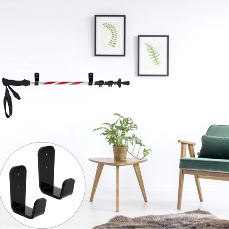 Set 2 Cặp Giá Đỡ Trưng Bày Gậy Đánh Golf Gắn Tường Trang Trí Phòng Ngủ Tại Nhà