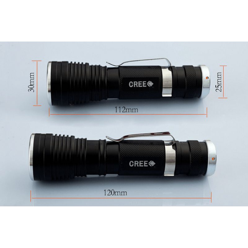 Bộ Đèn Pin Siêu Sáng Ultra Fire HY-575, Vỏ Hợp Kim Nhôm Siêu Bền, 3 Chế Độ Sáng, Nhỏ Gọn Dễ Dàng Mang Theo Bên Người