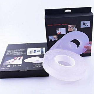 [LOẠI TO 320g/cuộn] Băng Keo Silicon 2 Mặt Đa Năng Siêu Dính GRIP TAPE 5m