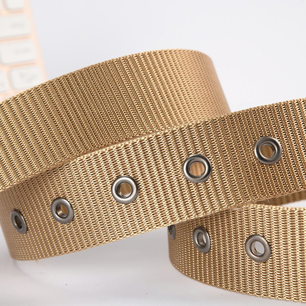 Thắt lưng bằng vải canvas màu trơn thiết kế đơn giản thời trang cho nam