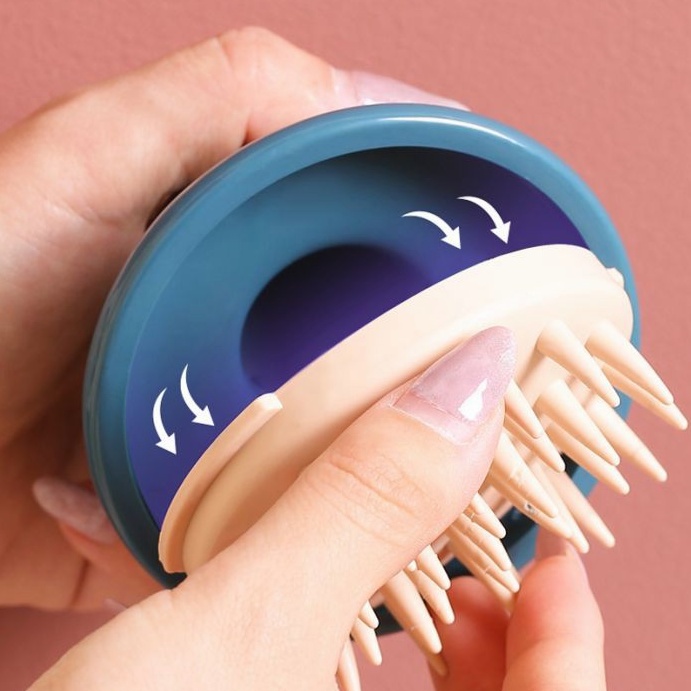 Lược Gội Đầu Có Túi Khí Silicon Giúp Mát Xa Da Đầu Thoải Mái Và Tạo Nhiều Bọt