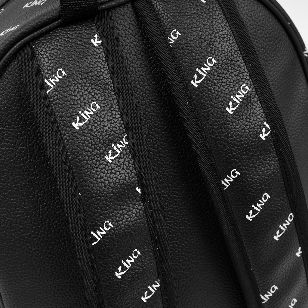 Balo Da Backpack Unisex Chống Nước Balo Backpack King 2-Màu Đen king