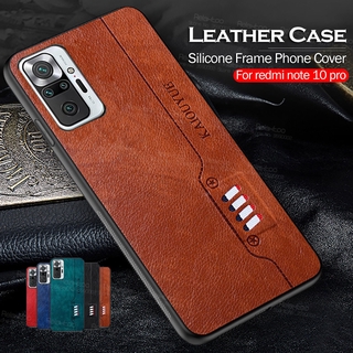 Ốp điện thoại da phong cách doanh nhân cho XIAOMI REDMI NOTE 10 11T PRO REDMI MI REDME NOTE10 10PRO