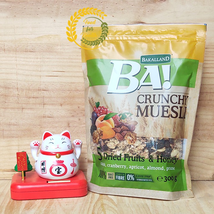 Ngũ cốc trái cây hỗn hợp và mật ong Bakalland 300g | BigBuy360 - bigbuy360.vn