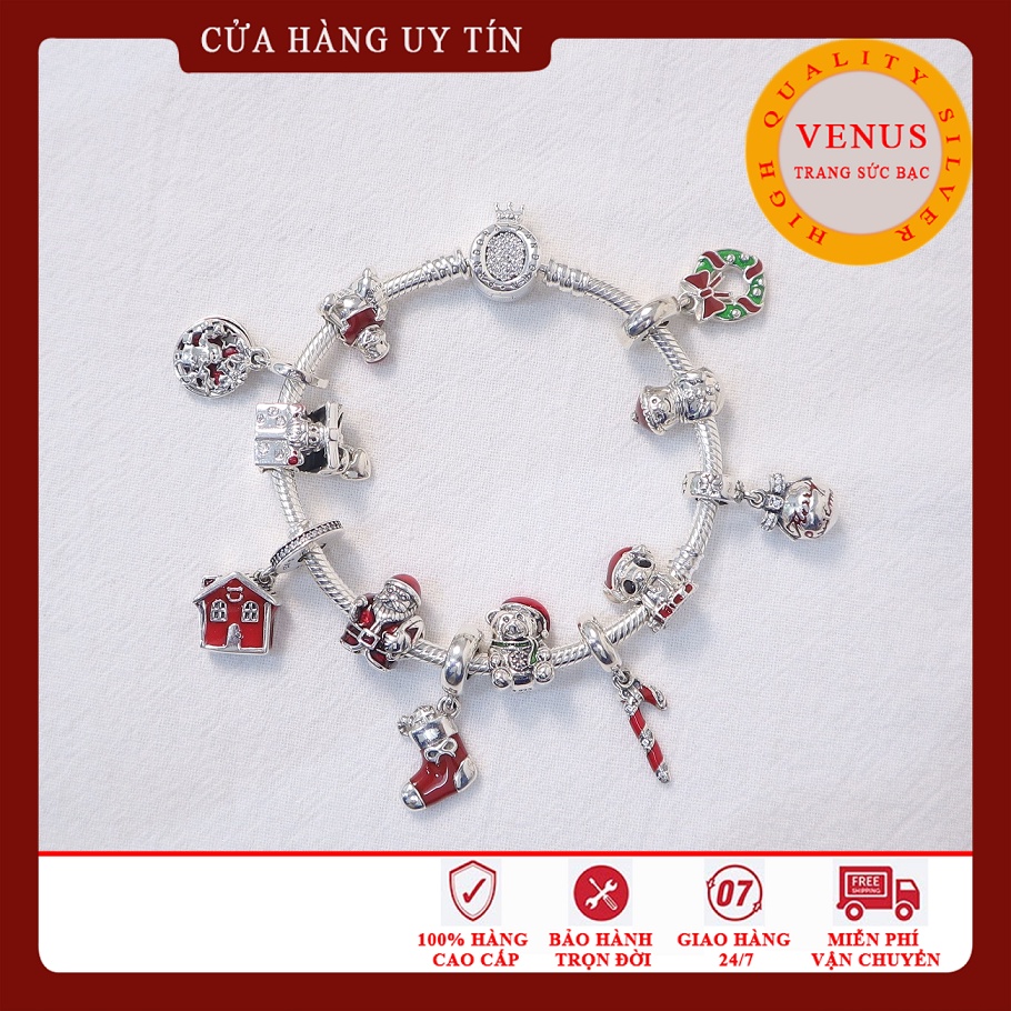 Charm Noel- Bộ sưu tập charm Giáng sinh- Trang sức bạc Venus