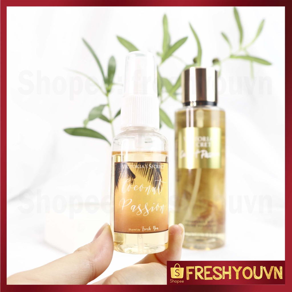 Coconut Passion - Xịt thơm toàn thân body mist Victoria's Secret khác _ BST Signature / Pink - Ngọt | BigBuy360 - bigbuy360.vn