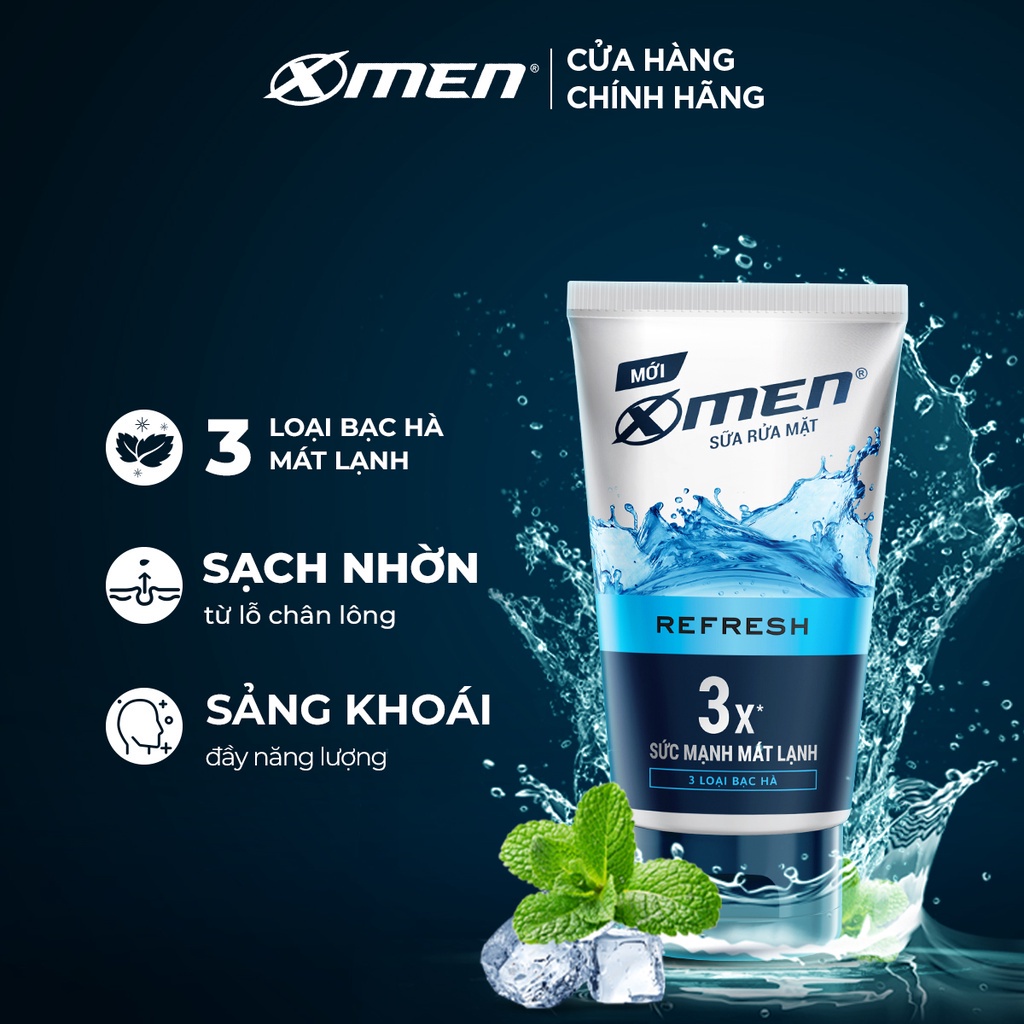 Sữa rửa mặt X-Men Go 100g