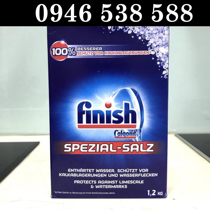 Combo 2 gói Muối rửa bát Finish 1.2kg
