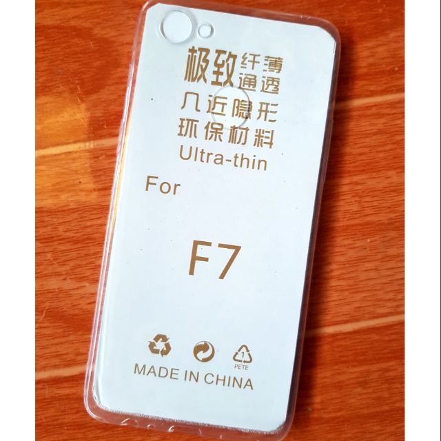 Ốp lưng Oppo F7 dẻo silicon siêu mỏng