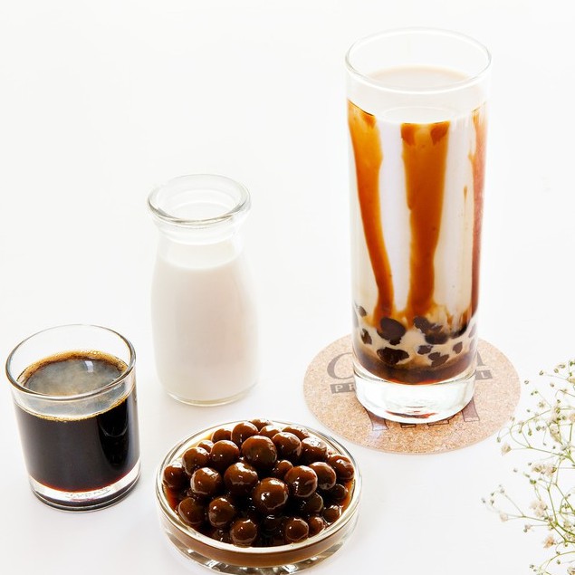 Nguyên liệu nấu trà sữa/ trân châu đường đen gói 1kg