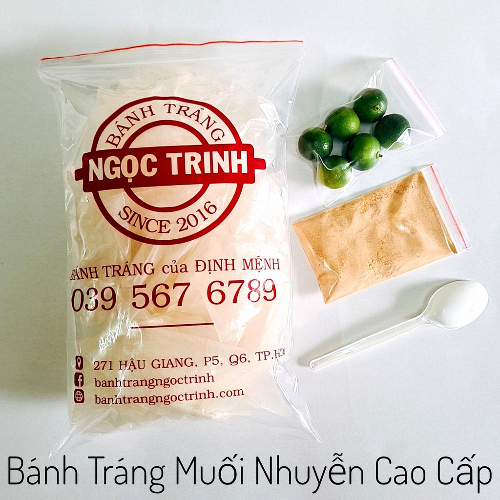 Bánh tráng muối nhuyễn cao cấp siêu ngon bánh tráng Ngọc Trinh