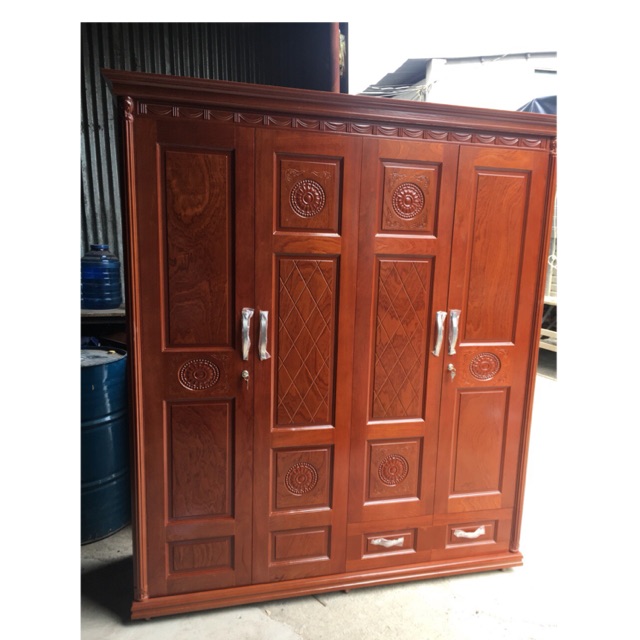 Tủ áo gỗ xoan ngang 1m8 cao 2m