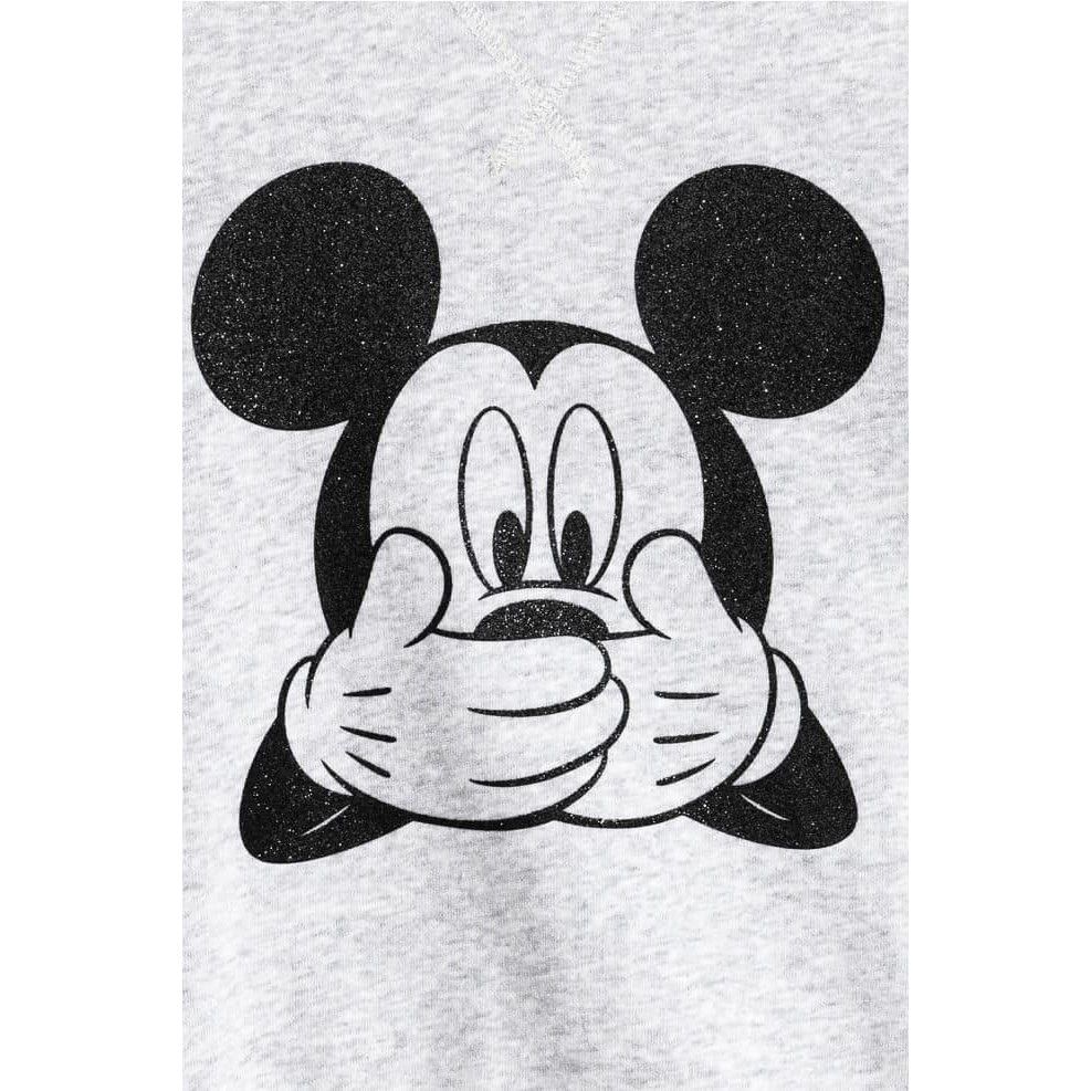 Áo Nỉ Bé Gái Mickey Ghi Sọc