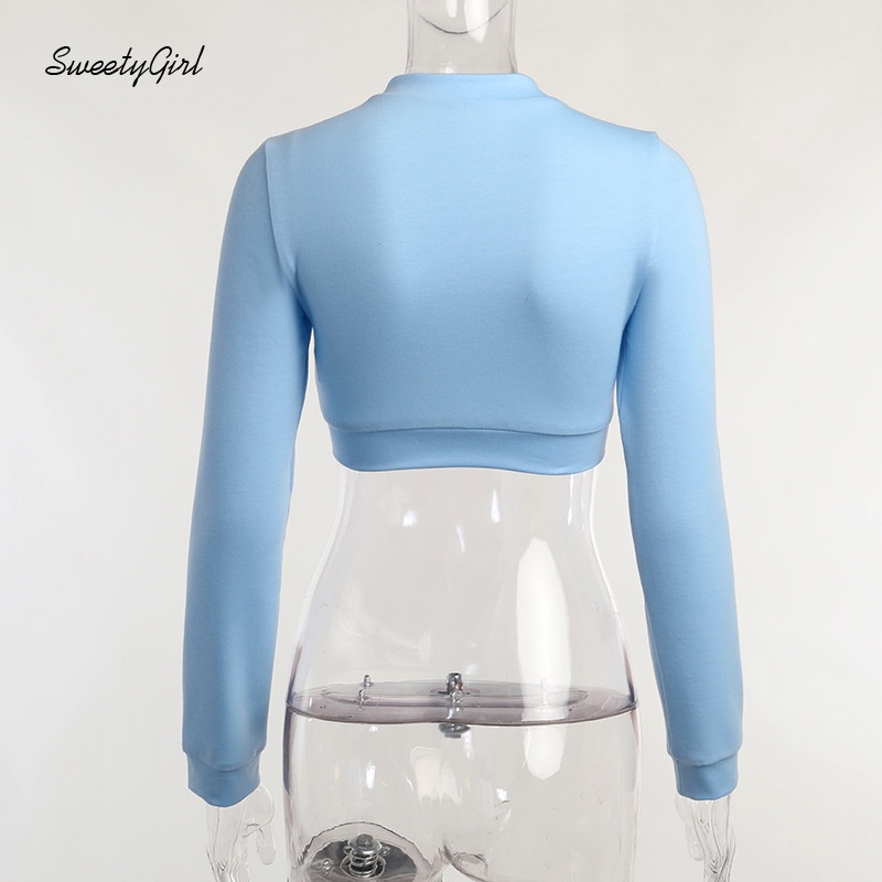 Áo Thun Thể Thao Dài Tay Cổ Cao Màu Trơn Cài Khóa Kéo Thời Trang 2022 Cho Nữ