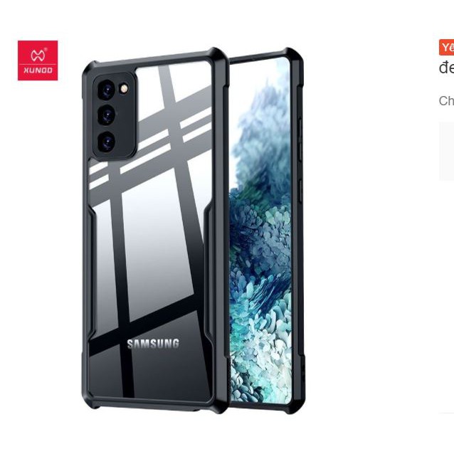 Ốp Lưng Samsung S20 FE Chống Sốc XUNDD.