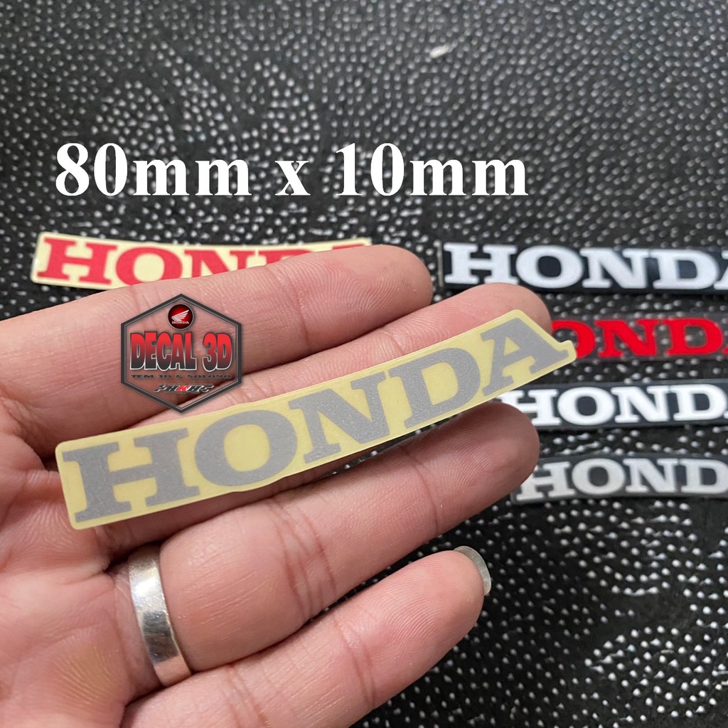 Tem chữ Honda dán mặt nạ & đuôi đèn nhiều nhỏ hàng cao cấp siêu nét - giá 1 cái
