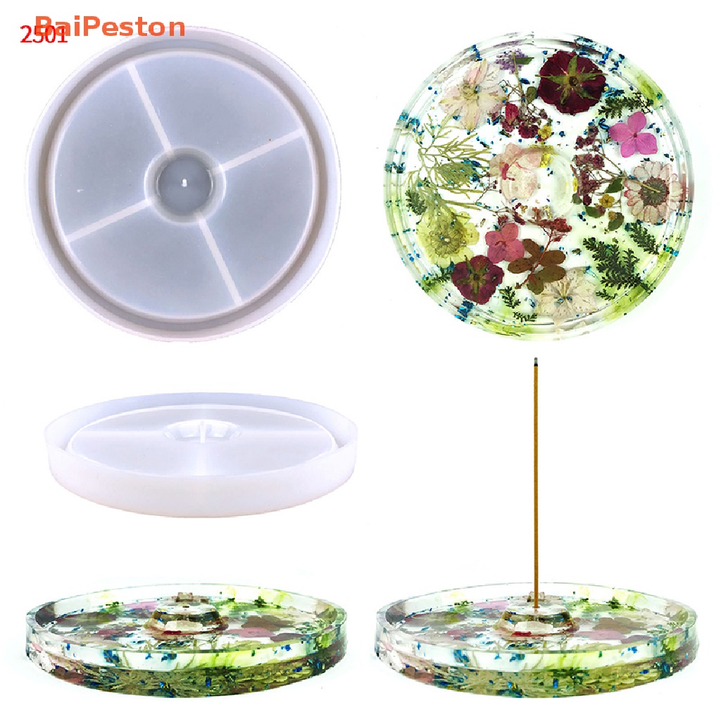 Khuôn Silicone Làm Đế Cắm Nhang / Yoga DIY