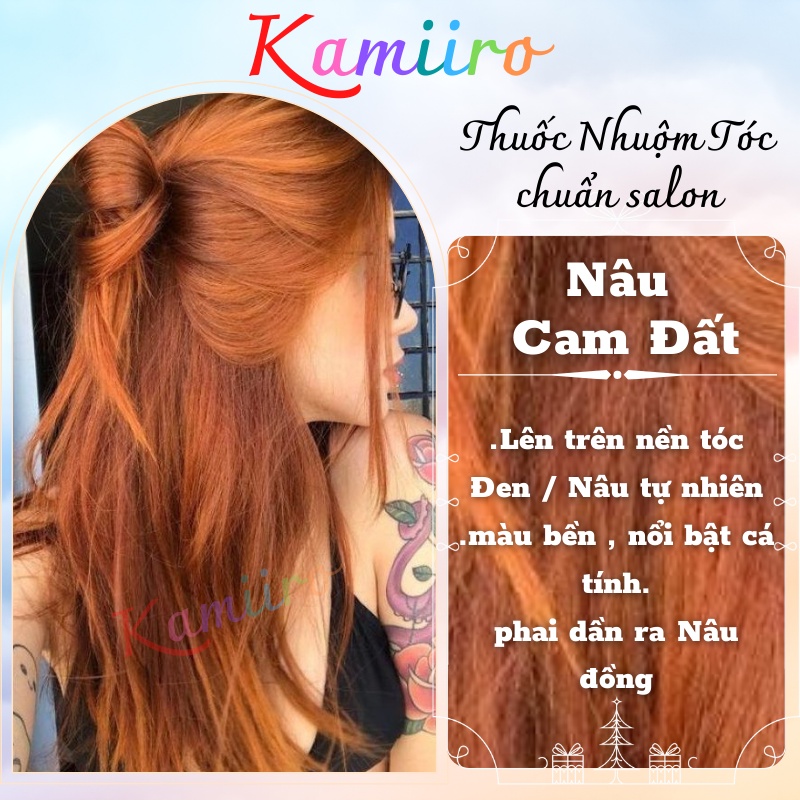 Top 10 màu tóc nâu cam đẹp ấn tượng trẻ trung hot nhất hiện nay