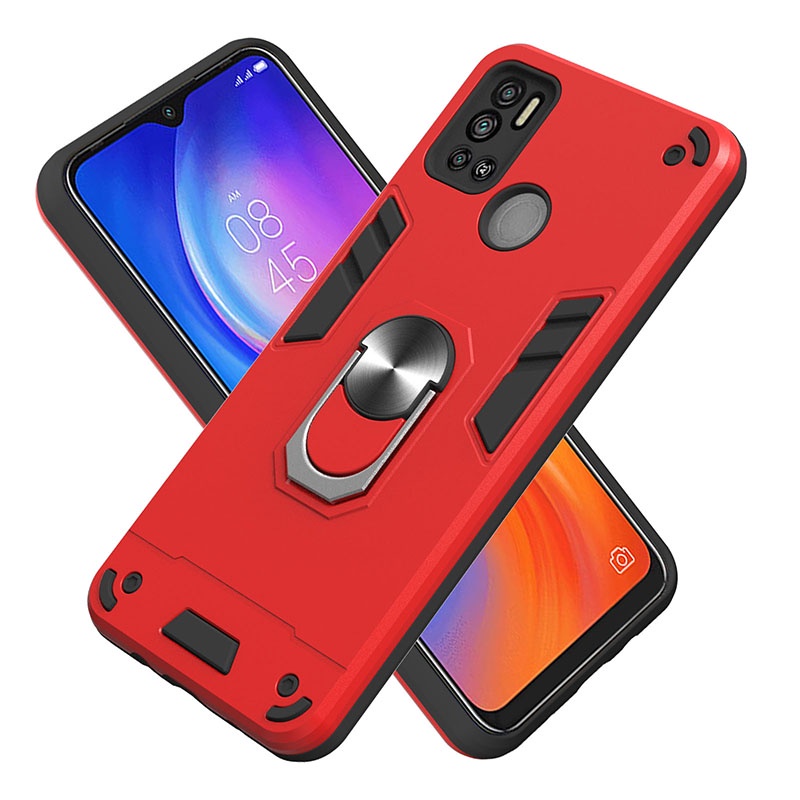 Tecno Spark 6 Air 6 Go 7 7T Hybrid Vỏ giáp chống sốc Giá đỡ vòng từ tính